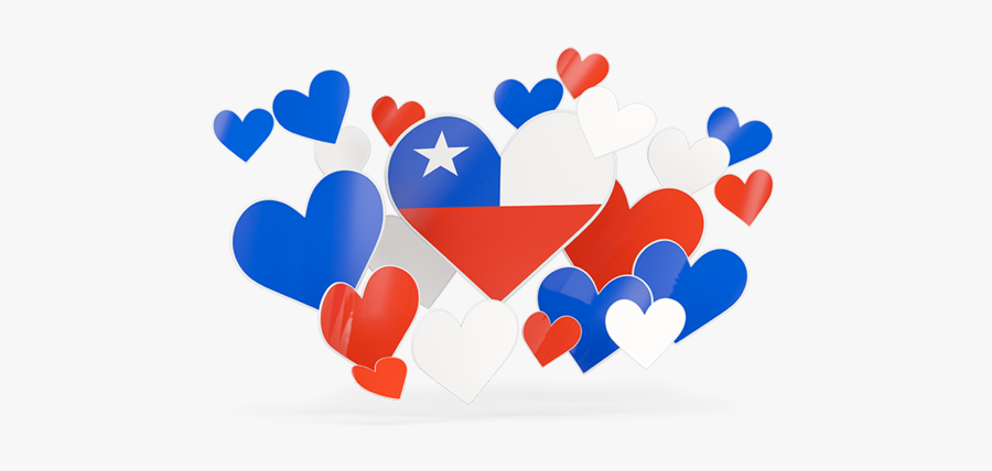 Flying Heart Stickers - South African Flag Heart, Transparent Clipart