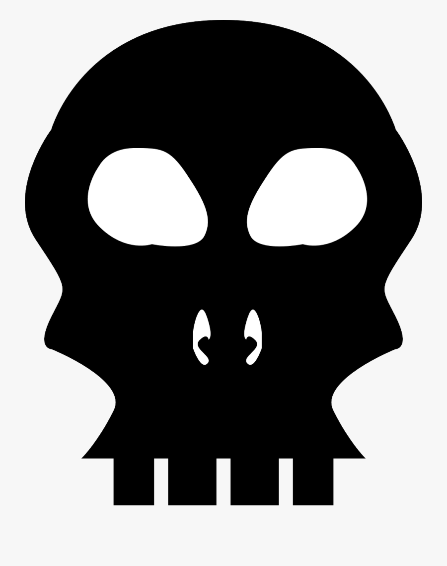 Skull, Transparent Clipart