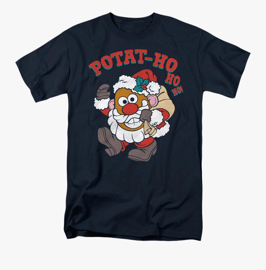 Potat Ho Ho Ho Mr - T-shirt, Transparent Clipart