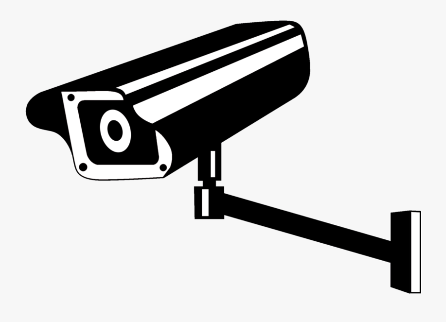 Video Surveillance - Surveillance Black And White, Transparent Clipart
