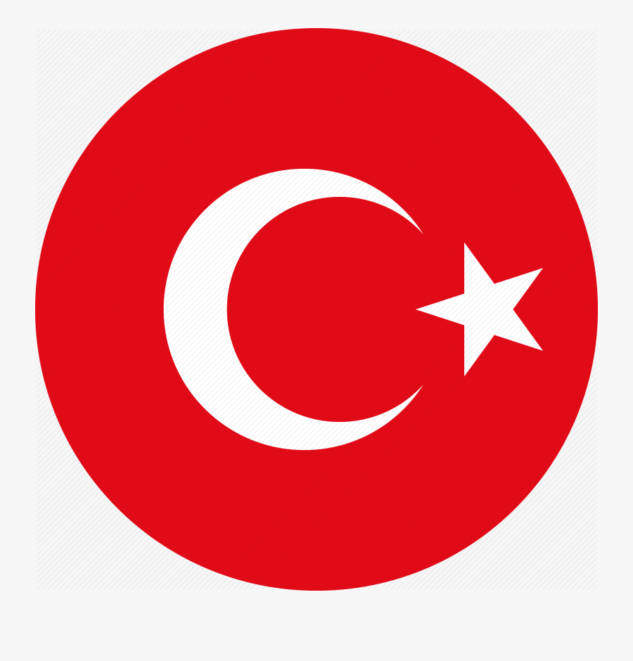 Turkish Icon Png Clipart Computer Icons Social Media - Turkey Flag Circle Png, Transparent Clipart