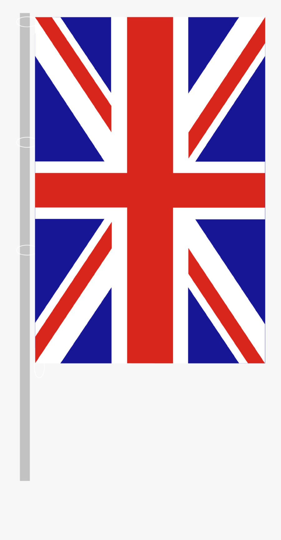 Union Jack Flag Vertical, Transparent Clipart