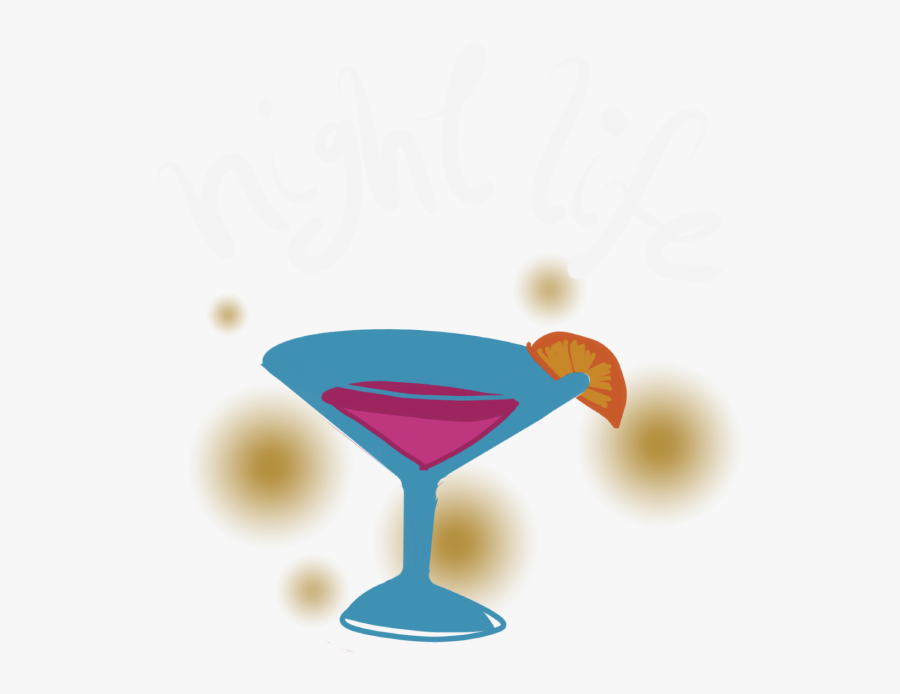 Martini Clipart Nightlife - Classic Cocktail, Transparent Clipart