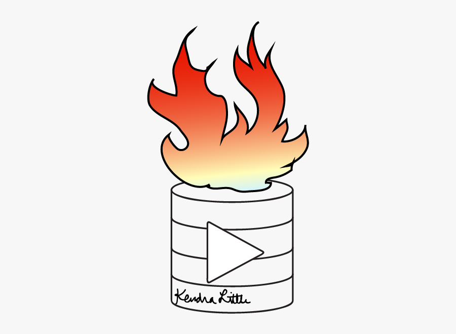 Engineer Clipart Database Administrator - Sql On Fire, Transparent Clipart