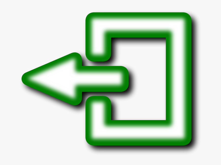 Exit Icon Clip Art Download - Exit Button Png Green, Transparent Clipart