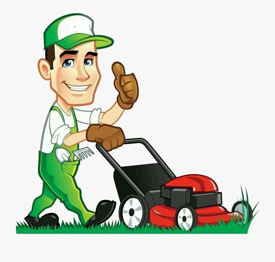 Lawn Mowing Cartoon , Free Transparent Clipart - ClipartKey.