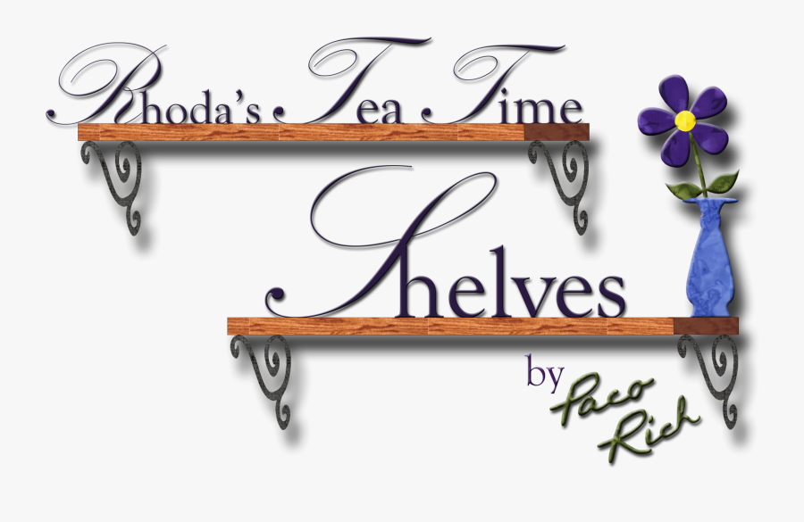 Rhoda"s Tea Time Shelves Templates - Floral Design, Transparent Clipart