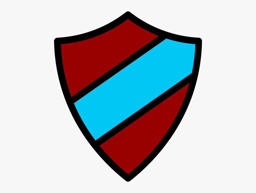 Emblem Icon Dark Red-light Blue - Portable Network Graphics, Transparent Clipart