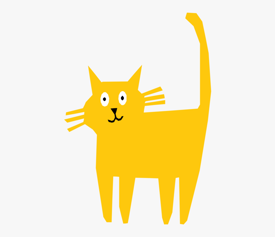 Carnivoran,kitten,yellow - Cat, Transparent Clipart