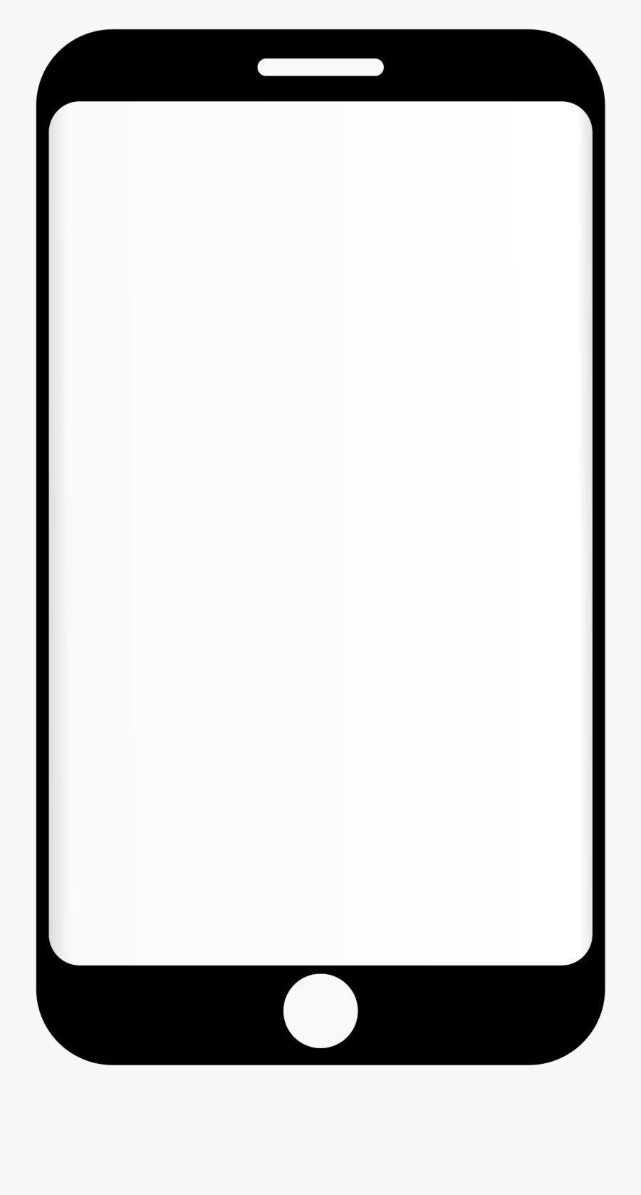 Generic Edge Rounded Big - Generic Android Phone, Transparent Clipart