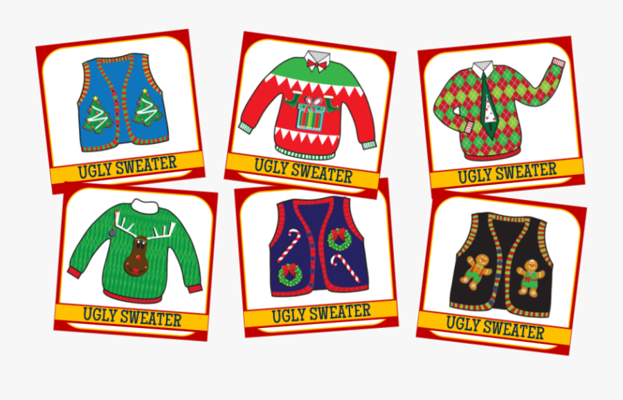 Ugly Sweater Cards - Art, Transparent Clipart