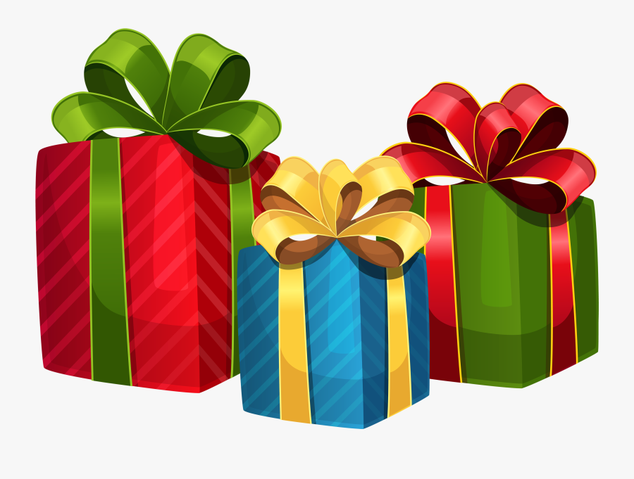 Colorful Gift Png Clipart - Christmas Gifts Vector Png, Transparent Clipart