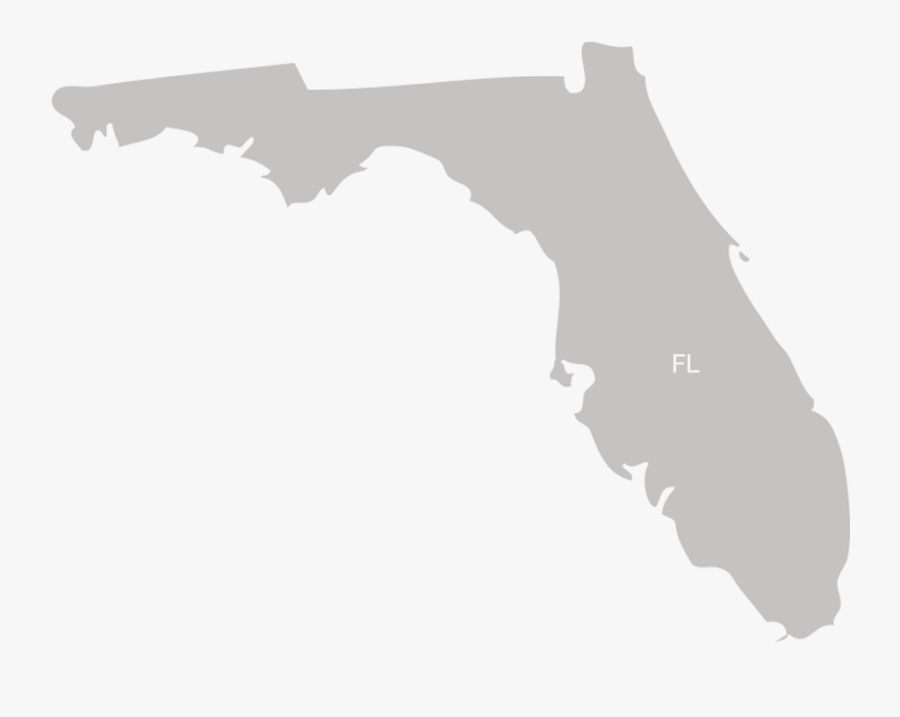 Florida State Vector - Florida 2016 Election Map, Transparent Clipart