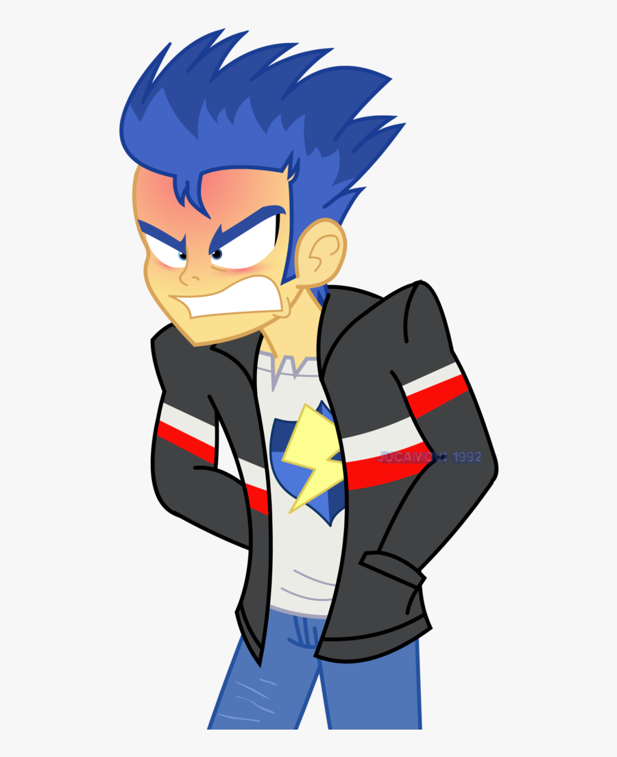 Angry Artist Jucamovi Equestria Girls Flash - Mlp Eg Flash Sentry Angry, Transparent Clipart