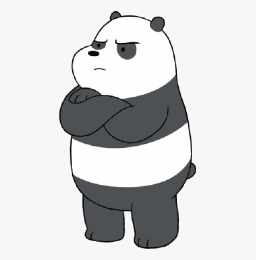 Download We Bare Bears Panda Angry Clipart Png Photo - We Bare Bear Png, Transparent Clipart