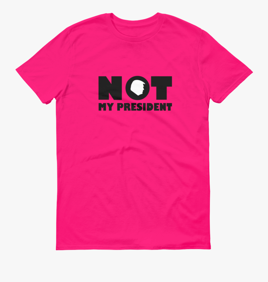 Not My President Trump Silhouette Bright T-shirt - Active Shirt, Transparent Clipart