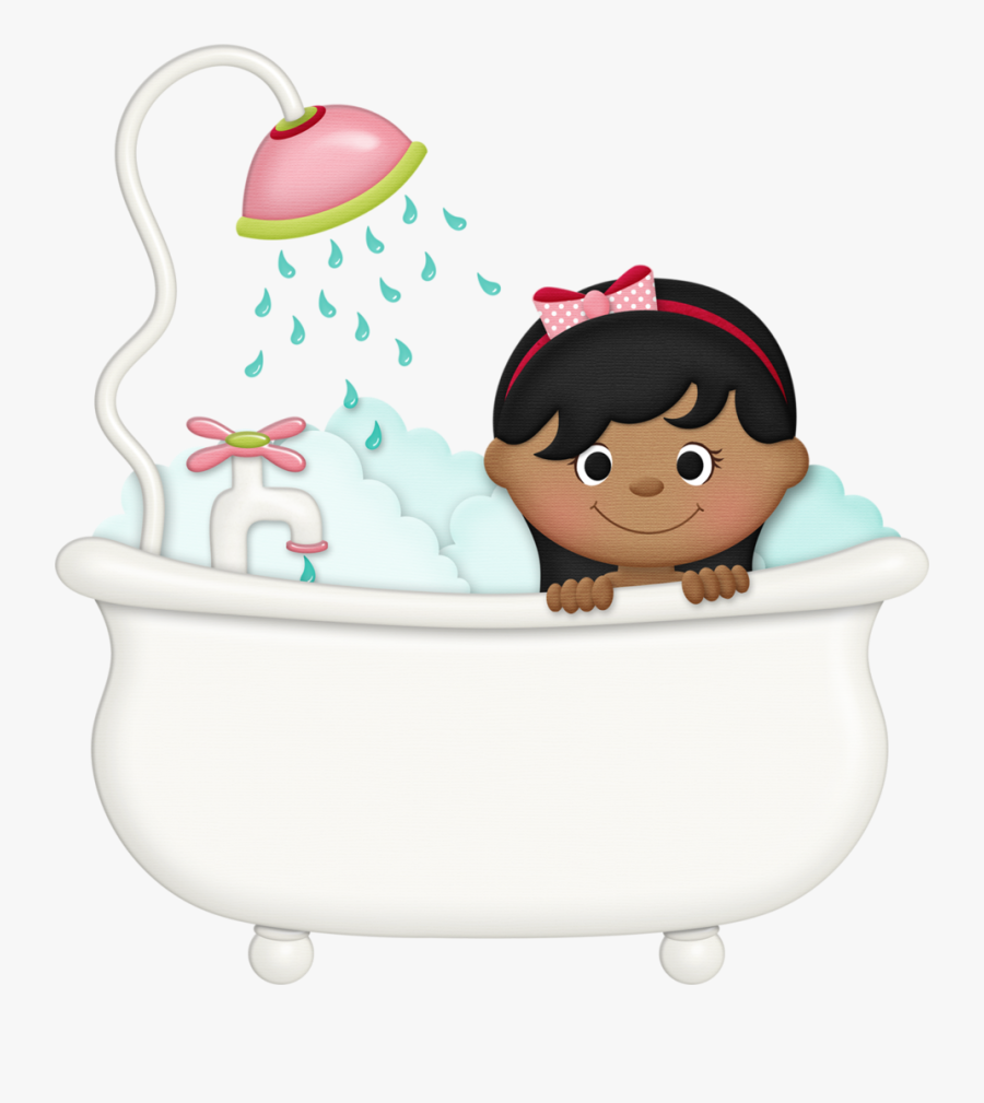 Svg Free Stock Taking A Bath Clipart Take - Bath Time Clipart, Transparent Clipart