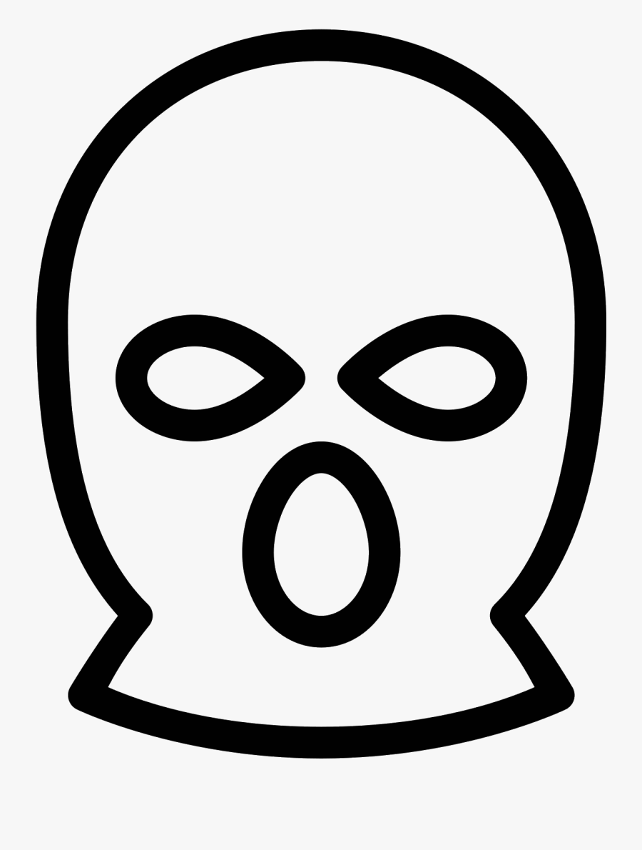 Burglar Clipart Mask - White Ski Mask Png , Free Transparent Clipart ...