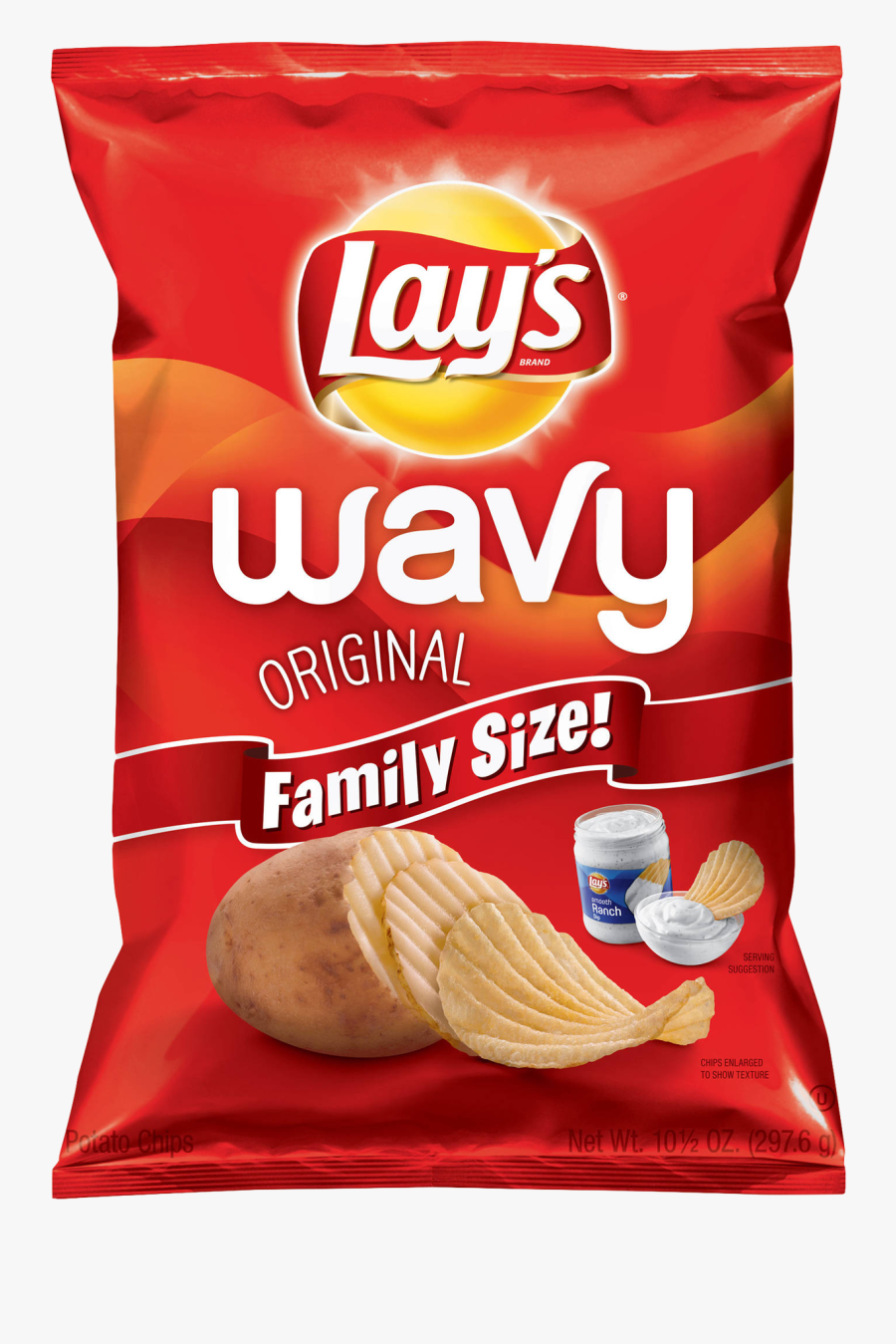 Transparent Chips Clipart - Wavy Lay's Family Size , Free Transparent ...