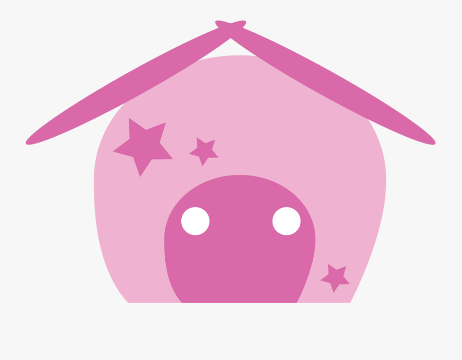 Peppa Pig House - Transparent Background Star Png, Transparent Clipart