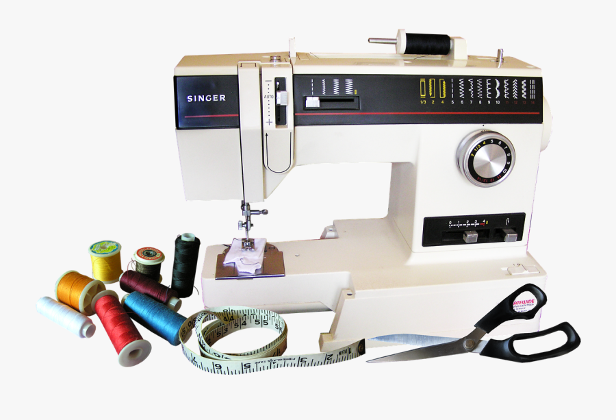 Machine Sewing Cloth Png, Transparent Clipart