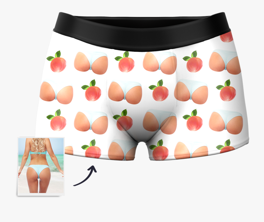 Custom Booty Boxer Shorts - Underpants, Transparent Clipart