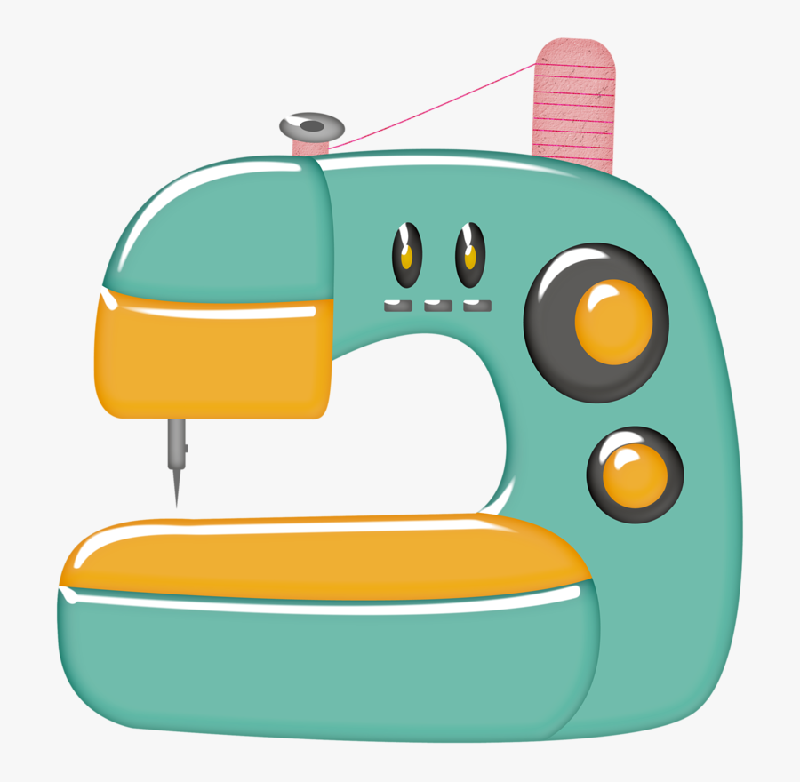 Transparent Sewing Clip Art - Sewing Machine Thread Cartoon , Free ...