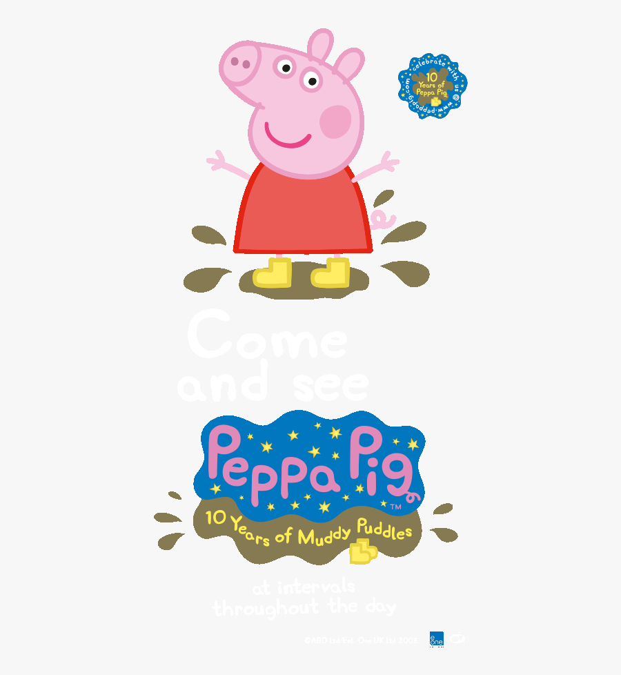 Download Peppa Pig Springtime Live Harrogate Peppa Pig In A Muddy Puddle Free Transparent Clipart Clipartkey