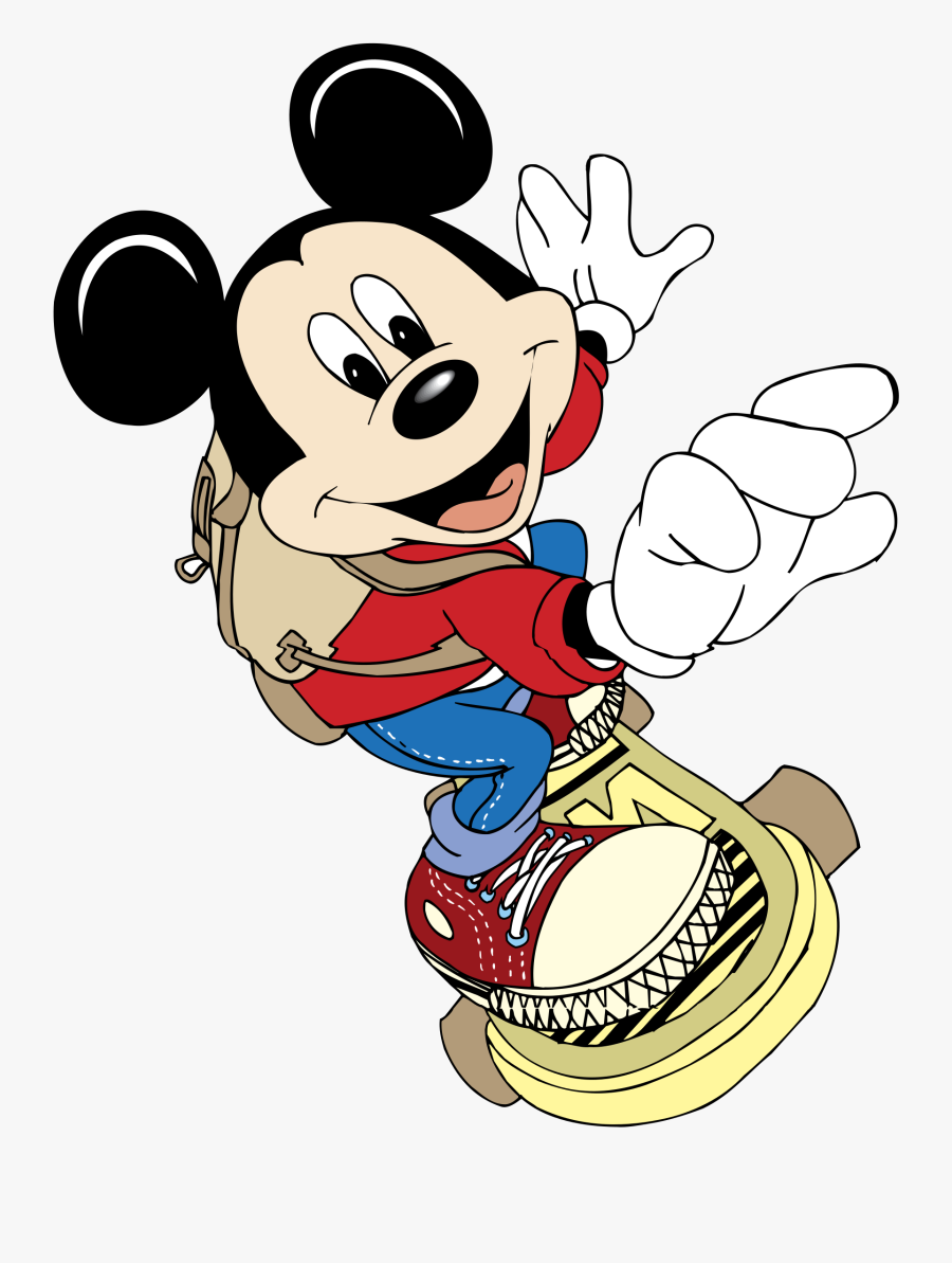 Download Mickey Mouse Skateboard Walt Disney Vector Graphic - Micky ...