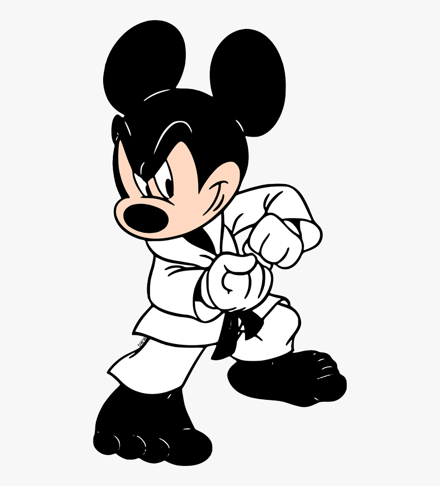 Mickey Mouse Karate , Free Transparent Clipart - ClipartKey