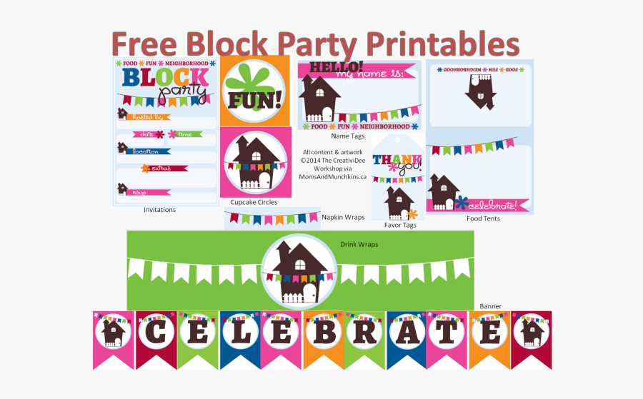 Clip Art Pool Party Flyer Templates Free - Printable Block Party Flyer Template Free, Transparent Clipart