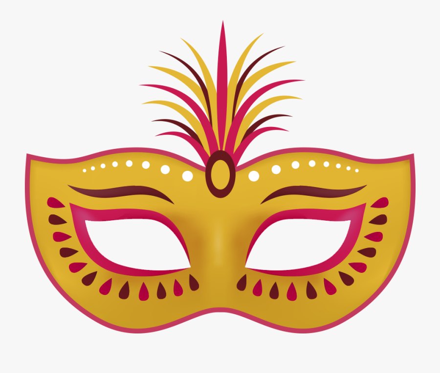 Mardi Orleans Carnival Gras Mask Brazilian In Clipart - Carnival , Free