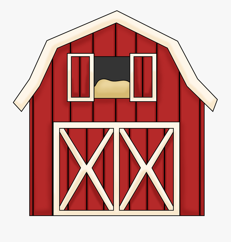 Free Clip Art Of Barn Clipart 4627 Best Red Barn Silhouette - Old Macdonald Farm House, Transparent Clipart