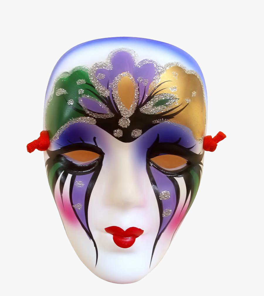 Venice Ball Art Carnival Masquerade Of Horror Clipart - Mexican Mask Art, Transparent Clipart
