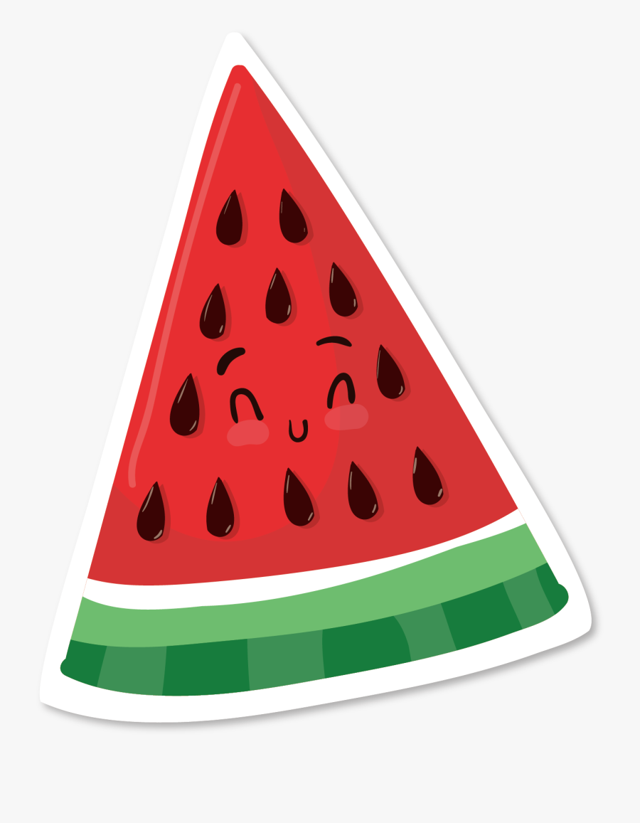 Watermelon Citrullus Lanatus Icon - Kawaii Cute Wallpaper Unicorn, Transparent Clipart