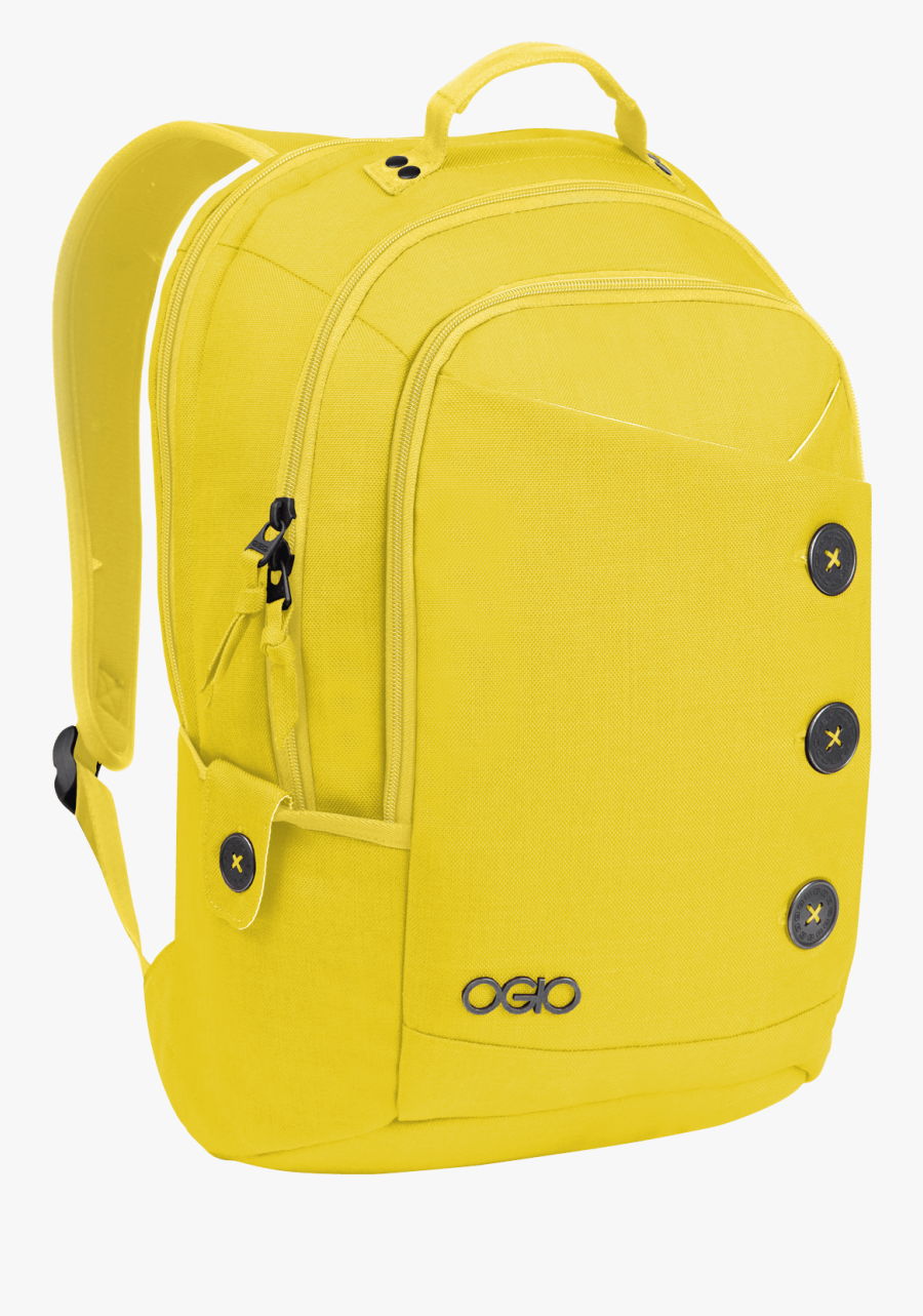 Ogio Yellow Backpack Clip Arts, Transparent Clipart