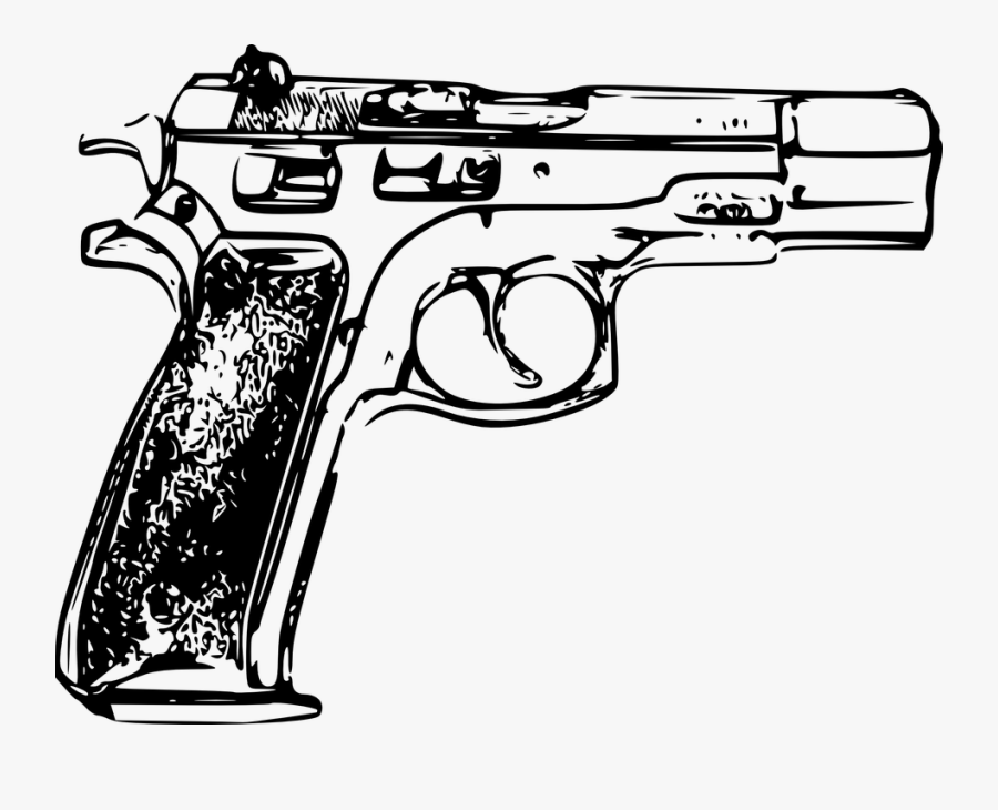 Transparent Handgun Png - Gun Clipart, Transparent Clipart