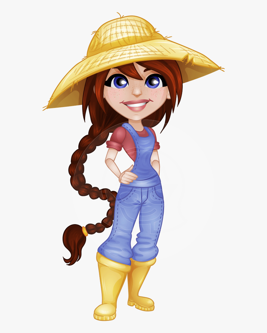 Dianne At The Farm - Farmer Woman Png, Transparent Clipart