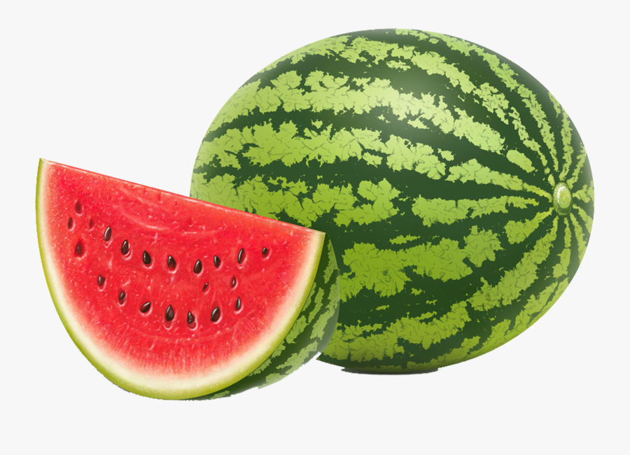 Watermelon Seed Fruit Vegetable - Watermelons With White Background, Transparent Clipart