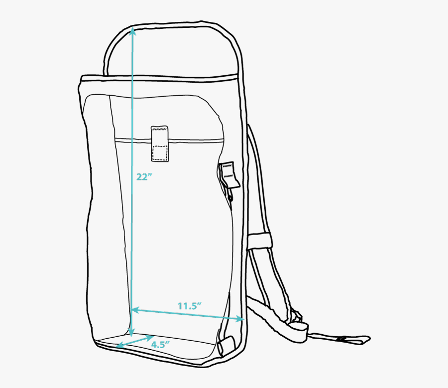 Sutro Backpack - Sketch , Free Transparent Clipart - ClipartKey