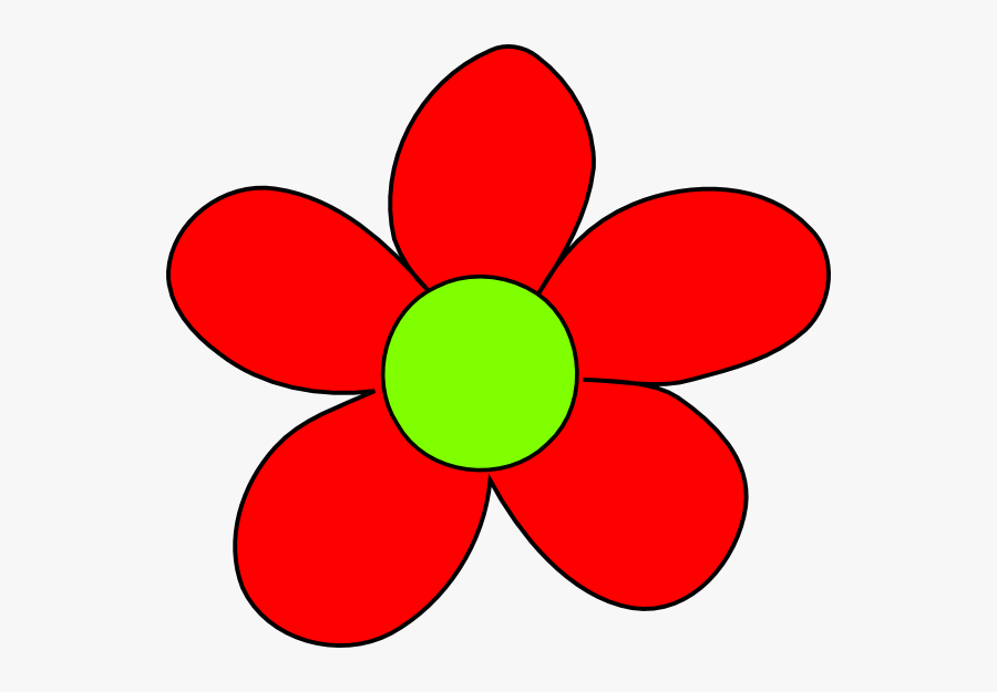 Flowers - Red Flower Clip Art, Transparent Clipart