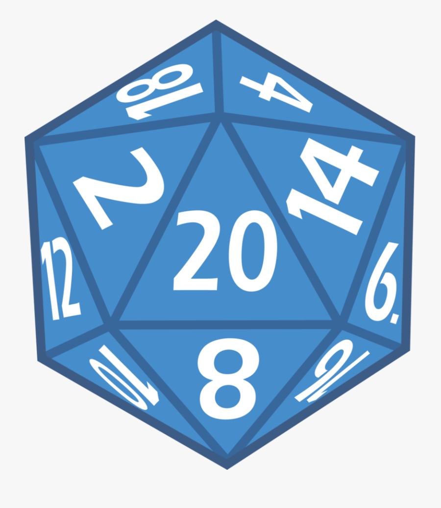 Transparent Dice Png - Transparent 20 Sided Dice, Transparent Clipart