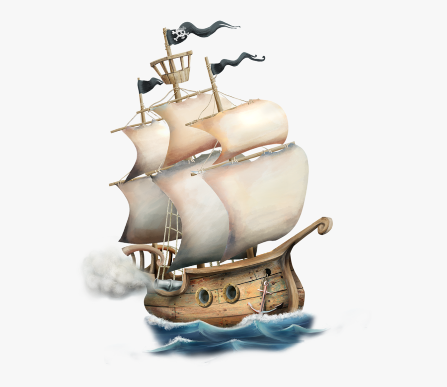 Transparent Pirate Ship Clipart - Pirate Ship Clipart, Transparent Clipart