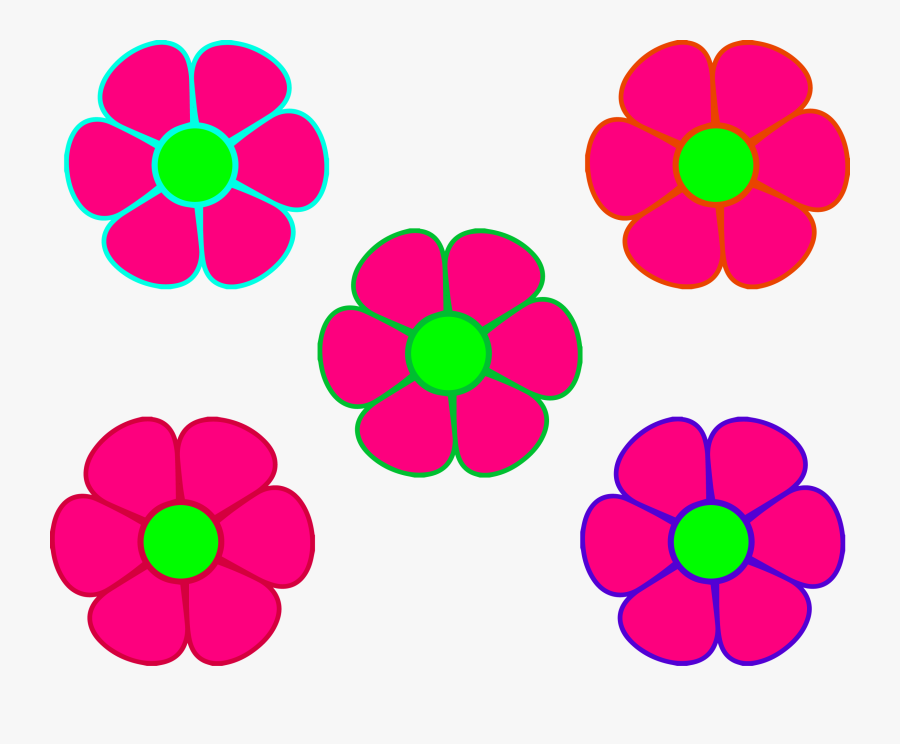 Png Flowers Wallpaperal Freeclipartpngflowers - Pink And Green Flowers Clipart, Transparent Clipart