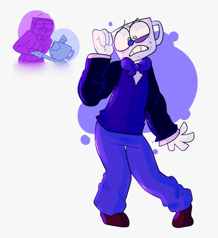 Mugman X King Dice, Transparent Clipart