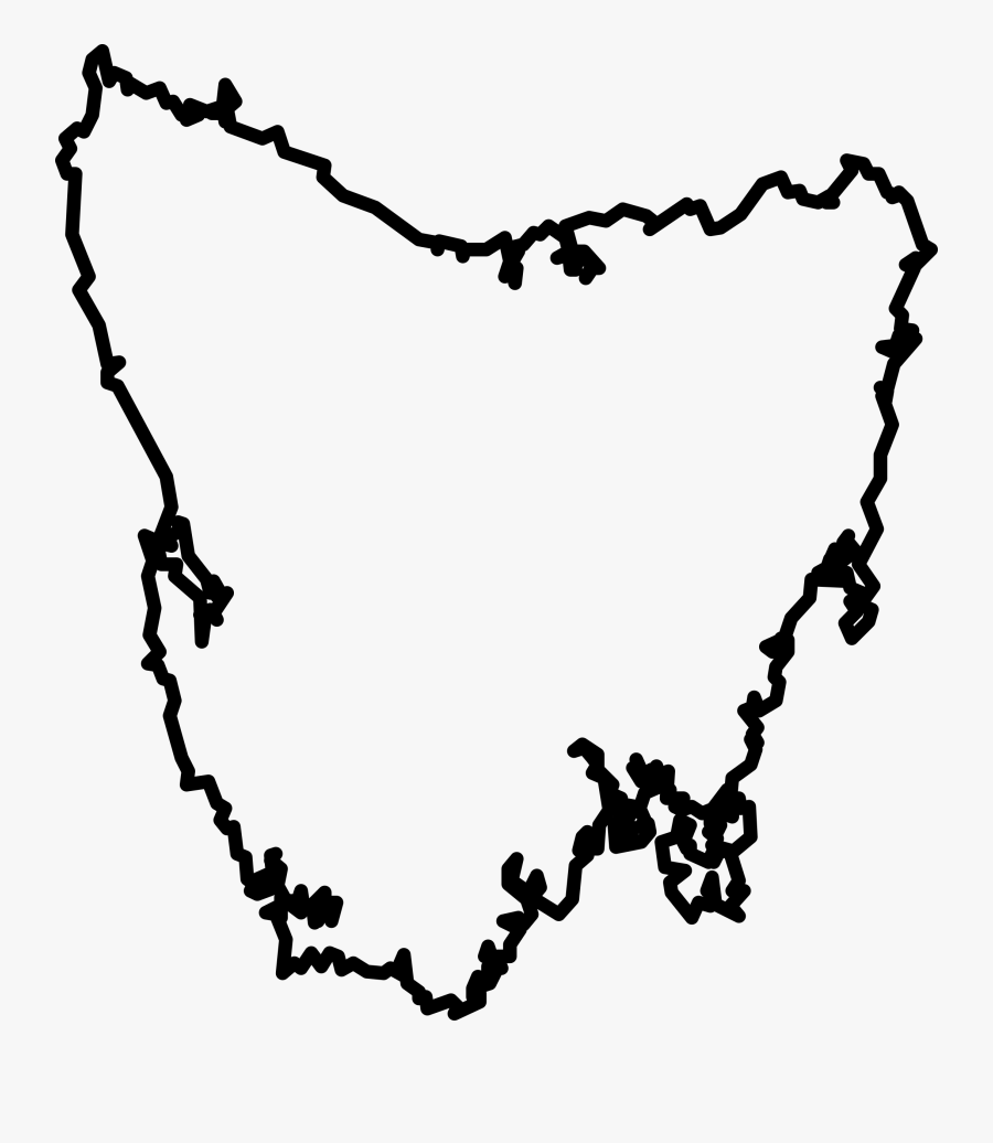 Blank Map Of Tasmania Blank Map Of Tasmania Clipart , Png Download   Blank Map Of 