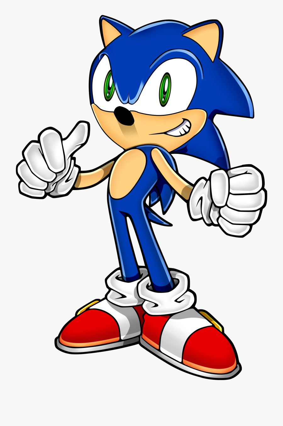 Modern School House Sonic Clipart , Png Download - Does Sonic Look Like, Transparent Clipart