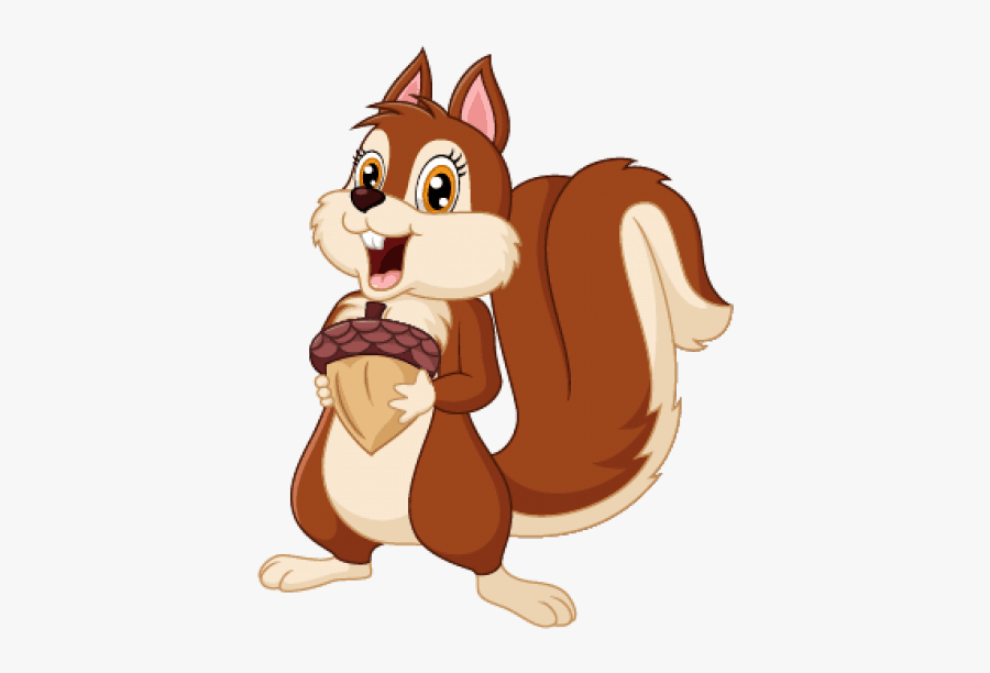 Squirrel Chipmunk Vector Graphics Clip Art Royalty-free - Squirrel Cartoon, Transparent Clipart