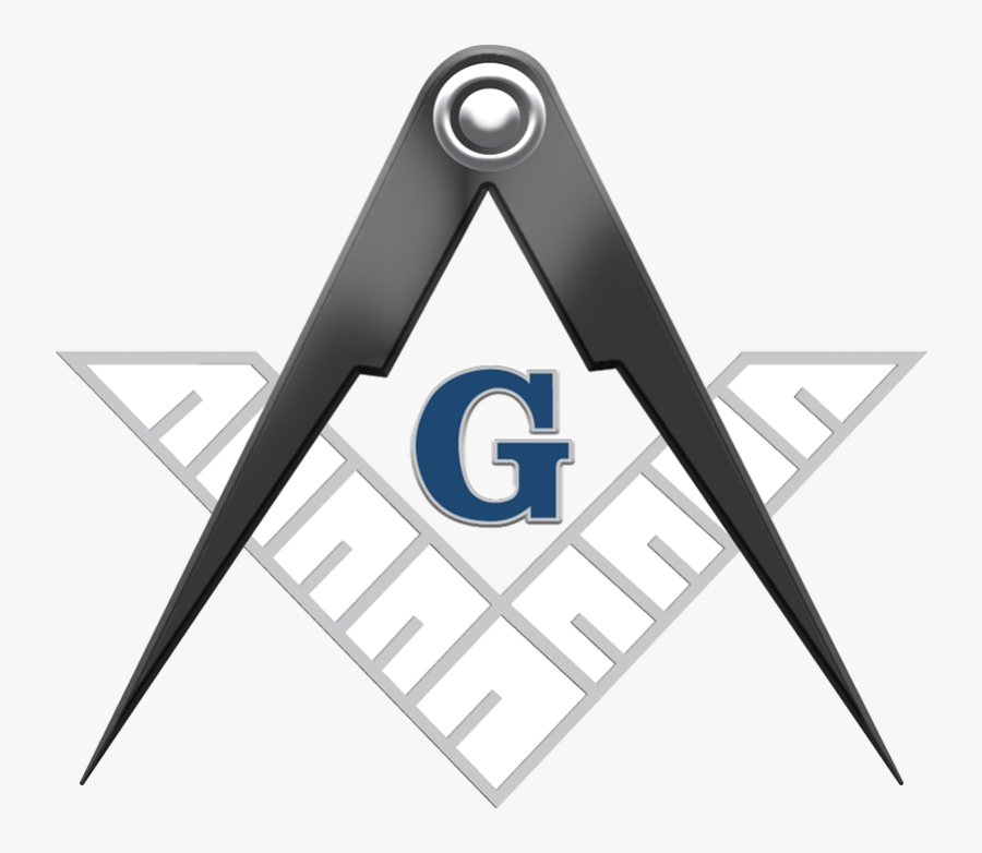 Hd Squareandcompass - Michigan Masons Logo, Transparent Clipart