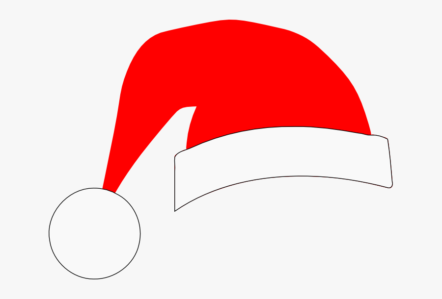 Santa Claus Hat Silhouette, Transparent Clipart